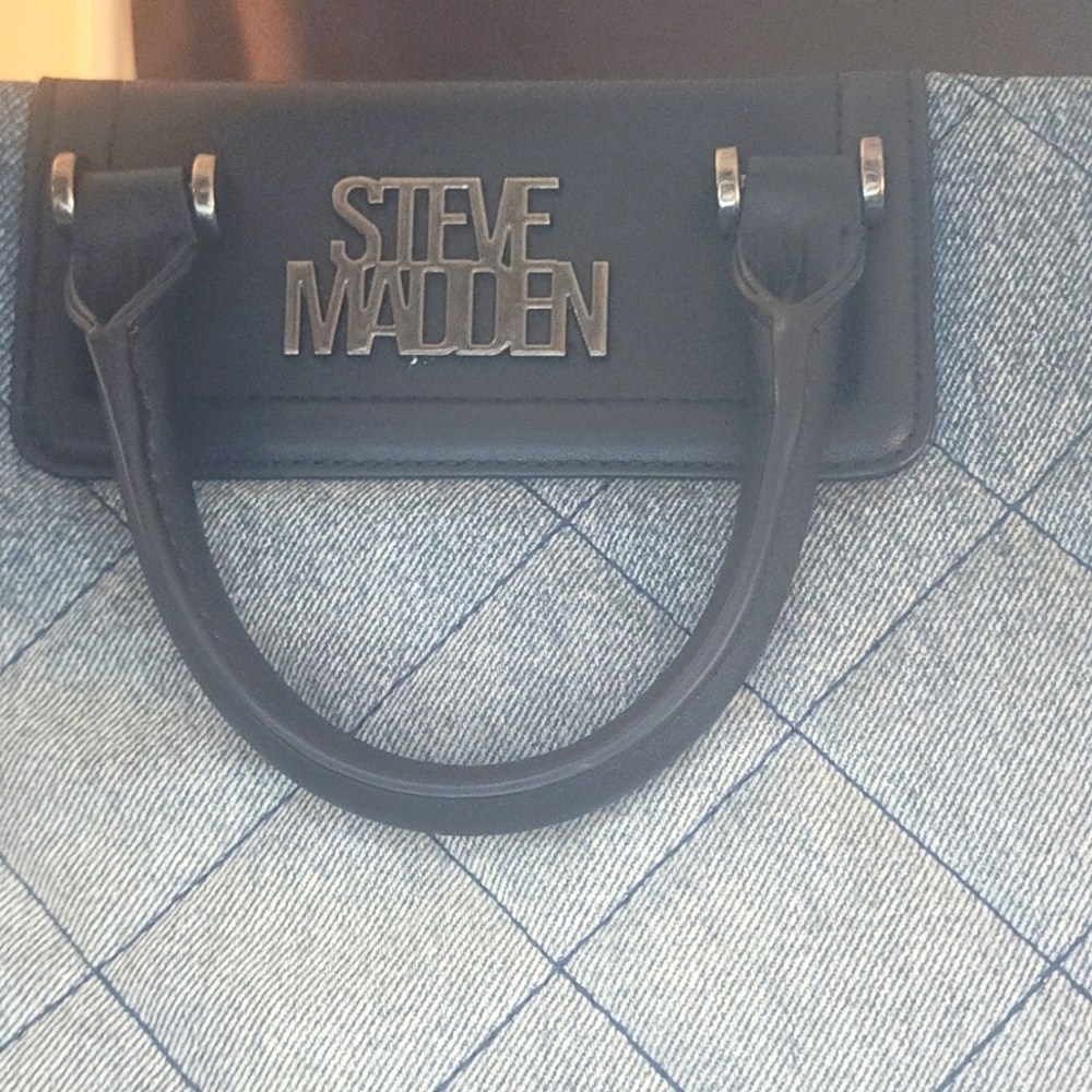 SM NWT BCasidy Denim Washed Satchel